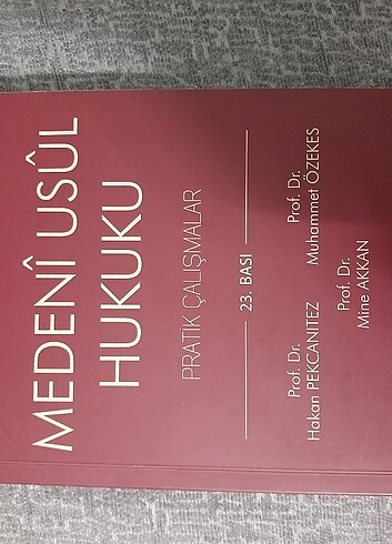 Medeni Usul Hukuku Pratik Pekcanıtez