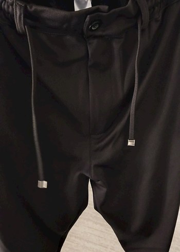 ZARA MARKA Siyah Kadın JOGGER Pantolon - Görsel 4