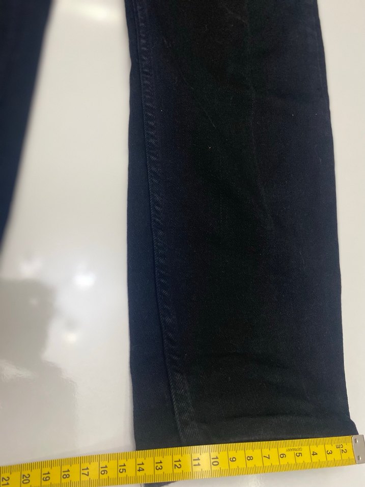 48//50 beden Siyah Normal Boy Denim Jean - Görsel 4