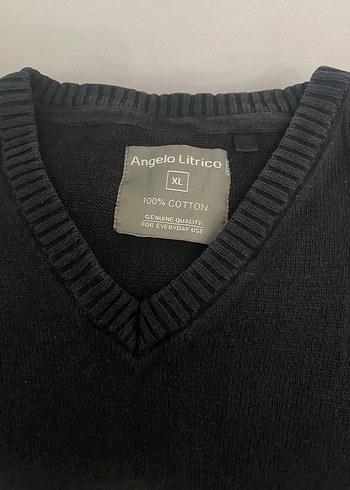 Siyah Erkek Kazak - Görsel 3