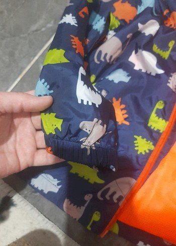 Kapüşonlu Renkli Baskılı Erkek Çocuk Yağmurluk - Görsel 4