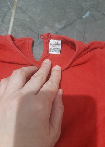 Kızlar için Kırmızı Uzun Kollu Tişört - Görsel 4