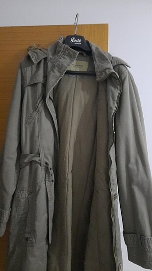 Lcw yesil l beden parka +siyah bluz