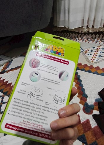 bebek tırnak pedikür seti - Görsel 4