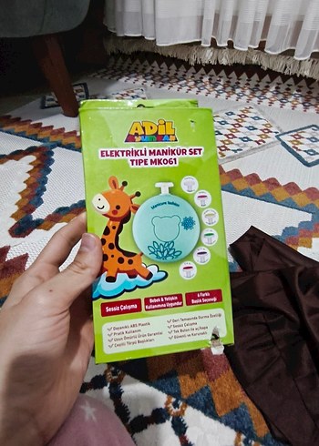bebek tırnak pedikür seti - Görsel 3
