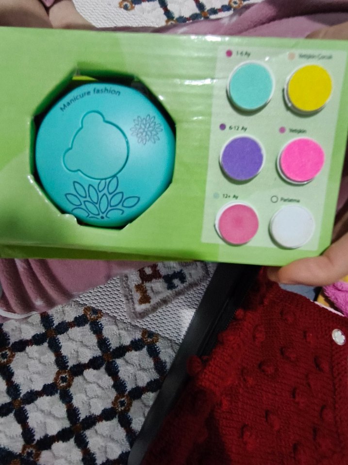 bebek tırnak pedikür seti - Görsel 2