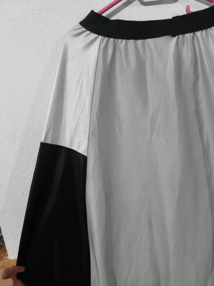 Gri Siyah Salaş Uzun Etek - Görsel 3