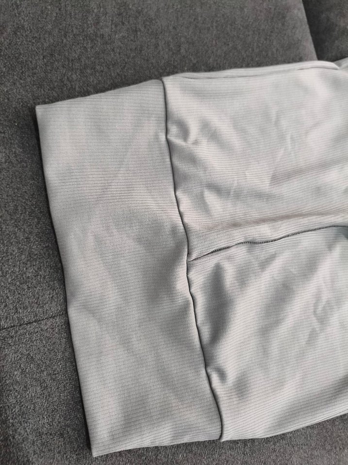 Gri Midi Kadın Tayt - Görsel 5