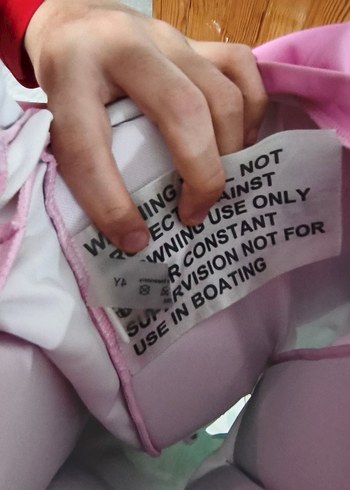 Pembe Flamingo Desenli Çocuk Yüzme Seti - Görsel 5