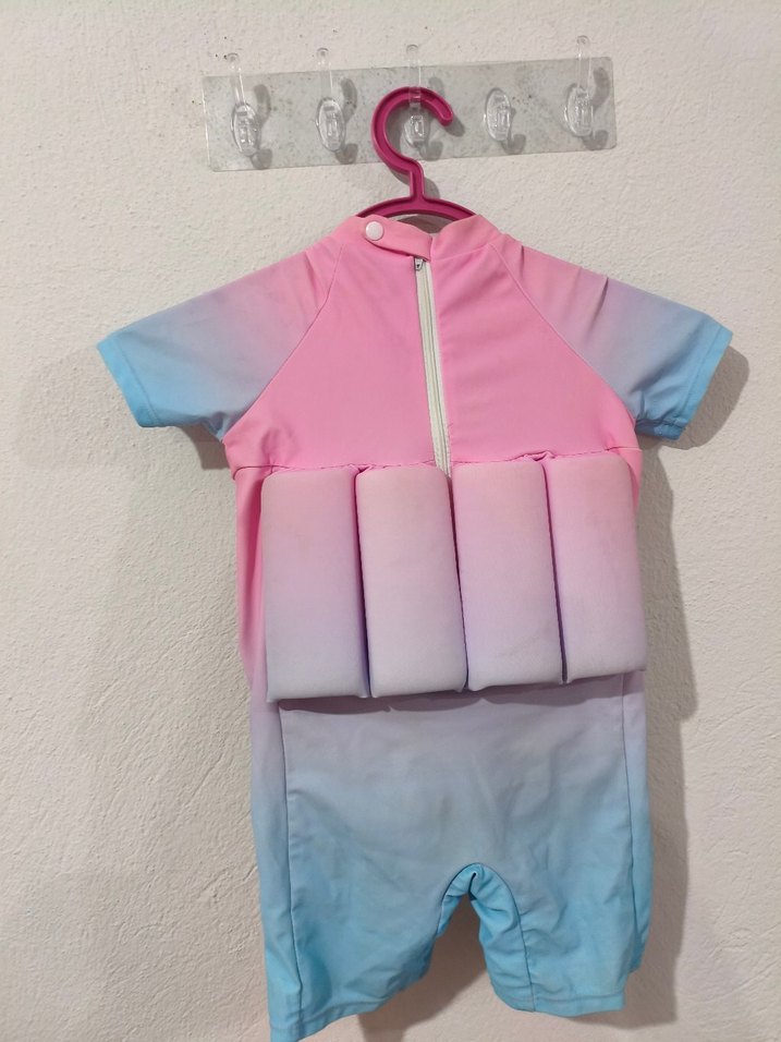 Pembe Flamingo Desenli Çocuk Yüzme Seti - Görsel 3