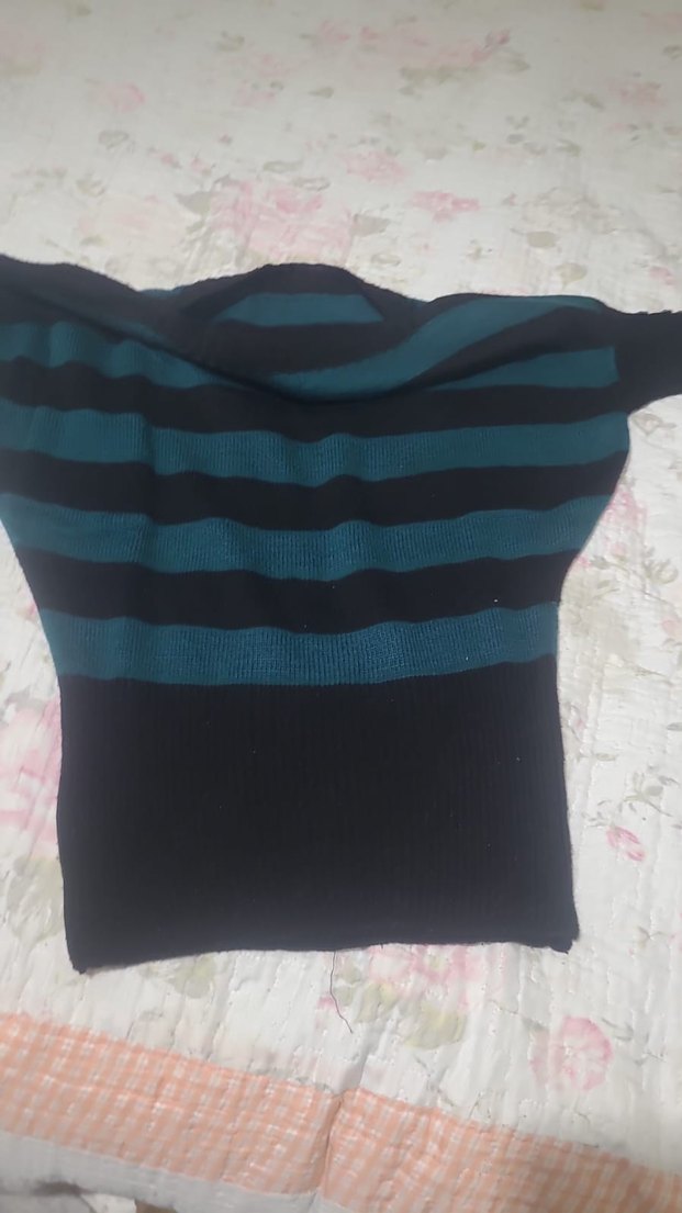 Dantel Yakalı Bej Kadın Bluz - Görsel 2