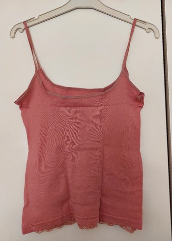 Dantel Detaylı Pembe Atlet - Görsel 2