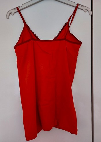 Dantel Detaylı Kırmızı   Atlet - Görsel 2