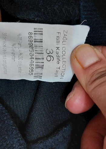 kadife tayt - Görsel 3