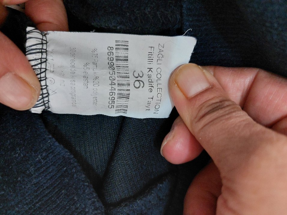 kadife tayt - Görsel 3