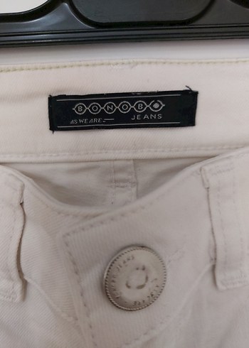 Kadın Beyaz jeans - Görsel 2