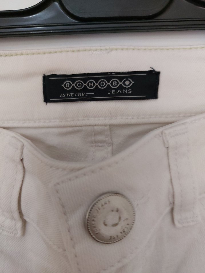 Kadın Beyaz jeans - Görsel 2