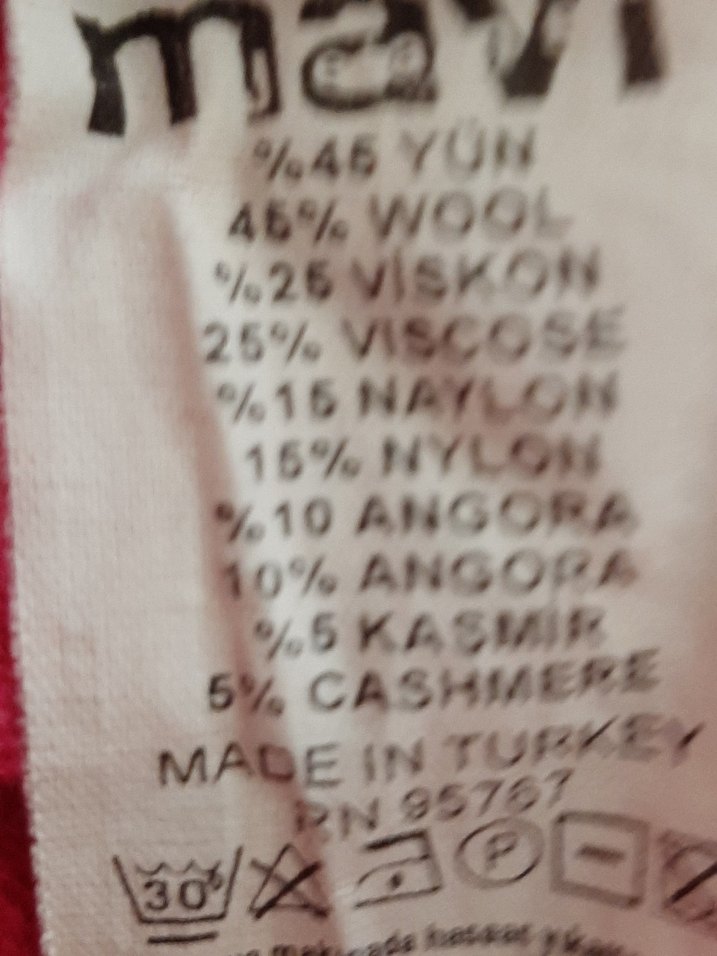 fuşya yünlü kazak - Görsel 5