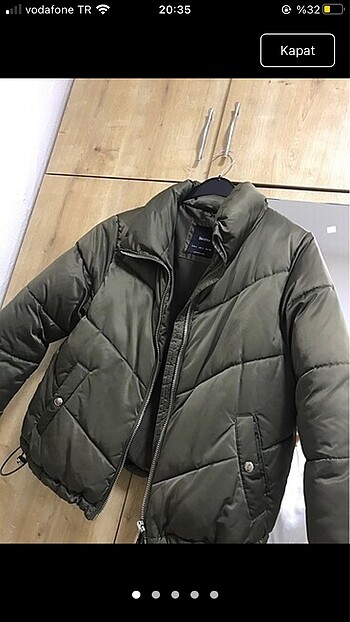 Bershka haki mont