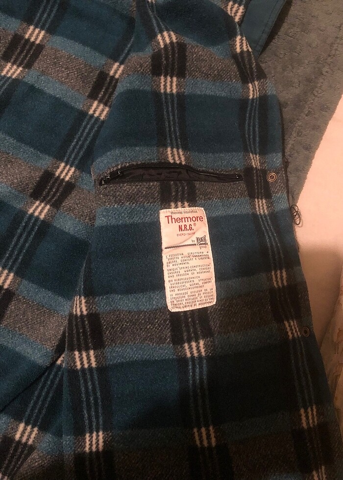 vintage oversize mont - Görsel 3