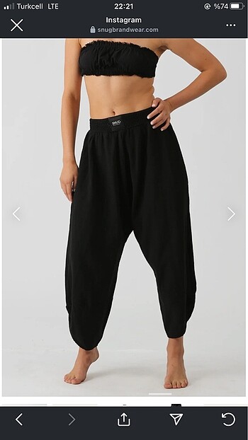 Diğer snug baggy şalvar pantolon