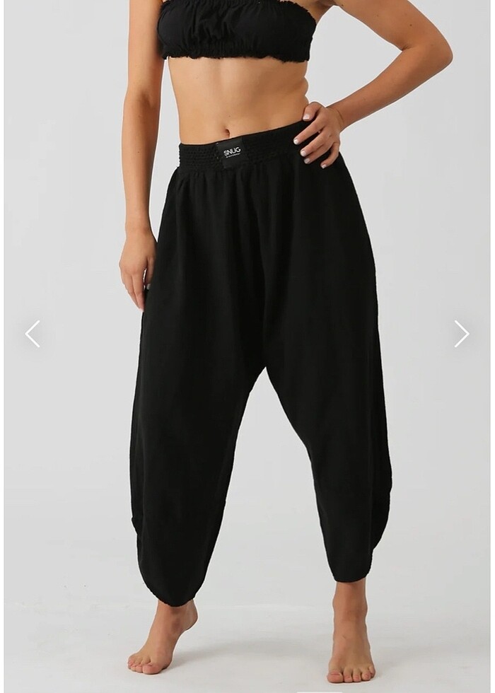 snug baggy şalvar pantolon - Görsel 2