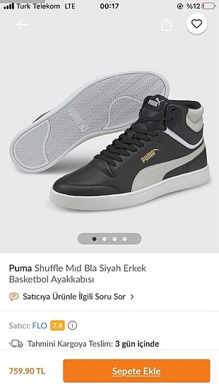 Puma erkek ayakkabı