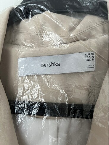 xs Beden ten rengi Renk Bershka blazer elbise