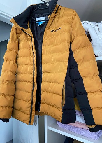 Columbia Sarı Fermuarlı Erkek Mont - Görsel 2