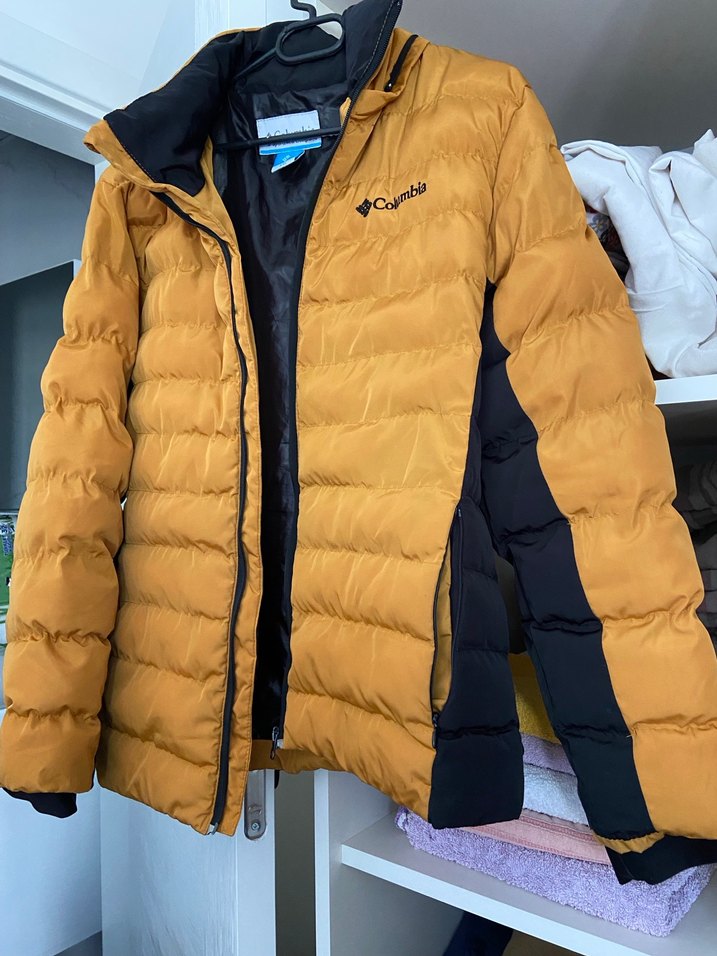 Columbia Sarı Fermuarlı Erkek Mont - Görsel 2