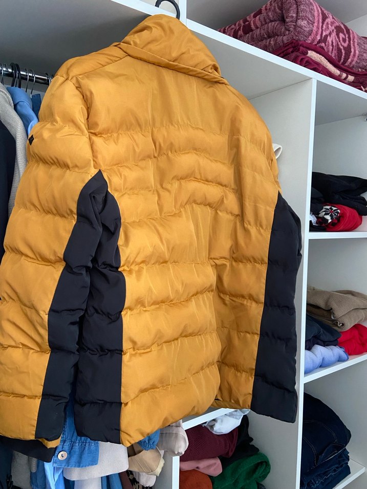 Columbia Sarı Fermuarlı Erkek Mont - Görsel 4