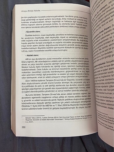 Avrupa Birliği Hukuku Enver Bozkurt Arif Köktaş 7.baskı Legem Ya - Görsel 5