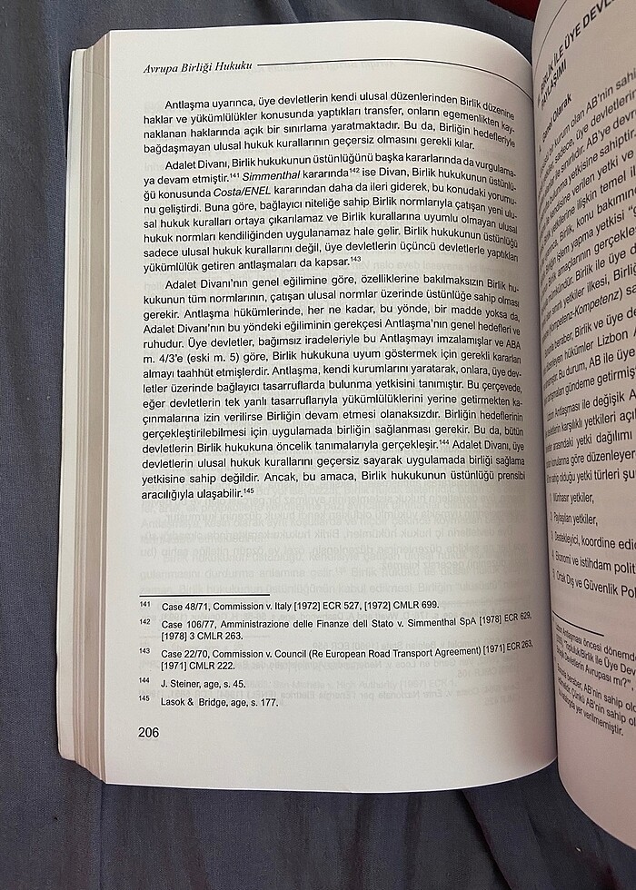 Avrupa Birliği Hukuku Enver Bozkurt Arif Köktaş 7.baskı Legem Ya - Görsel 4