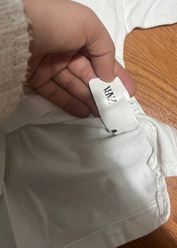 24-36 Ay Beden Zara Beyaz Çocuk Tişört