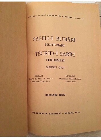  Beden Buhari hadis ansiklopedisi