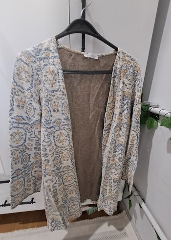 LC Waikiki Bohem Salaş Hırka, Uzun Kollu, Bej