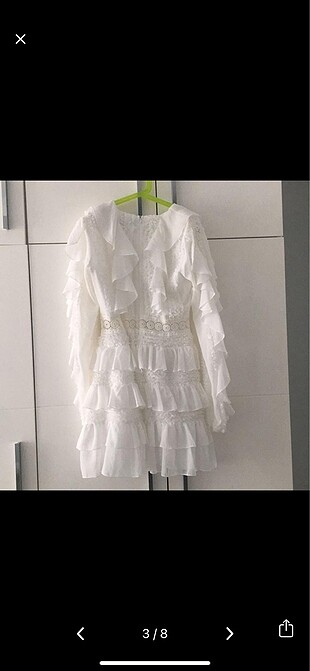 s Beden beyaz Renk raisa vanessa elbise (havale fiyati)
