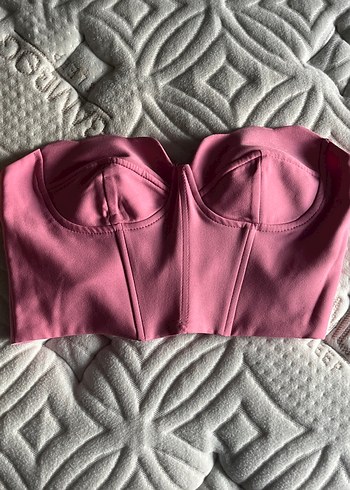 Pembe Straplez Atletik Büstiyer