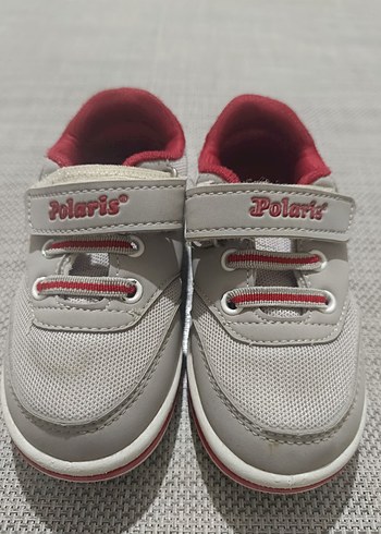 Polaris Erkek Çocuk Mavi gri Cırtlı Spor Ayakkabı - Görsel 7