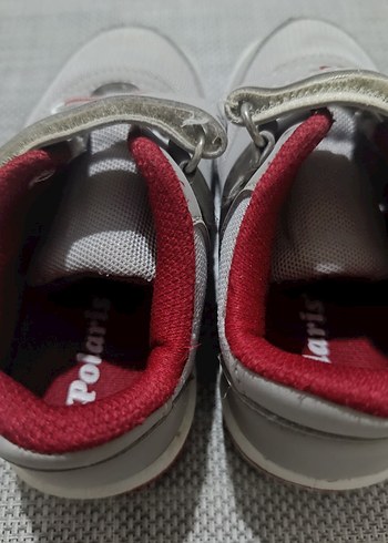 Polaris Erkek Çocuk Mavi gri Cırtlı Spor Ayakkabı - Görsel 9