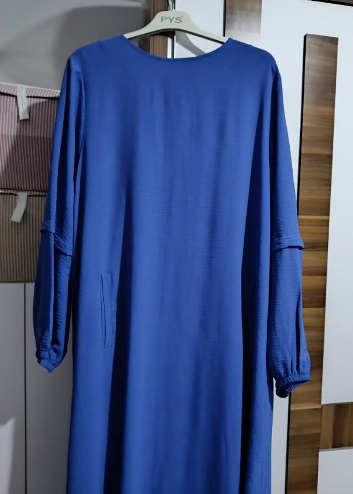 Özel dikim kat kol tesettür elbise  - Görsel 4