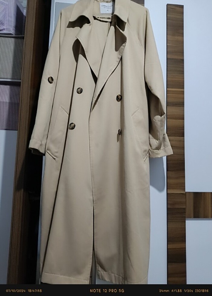 Lcw kadın trençkot 42 beden - Görsel 2