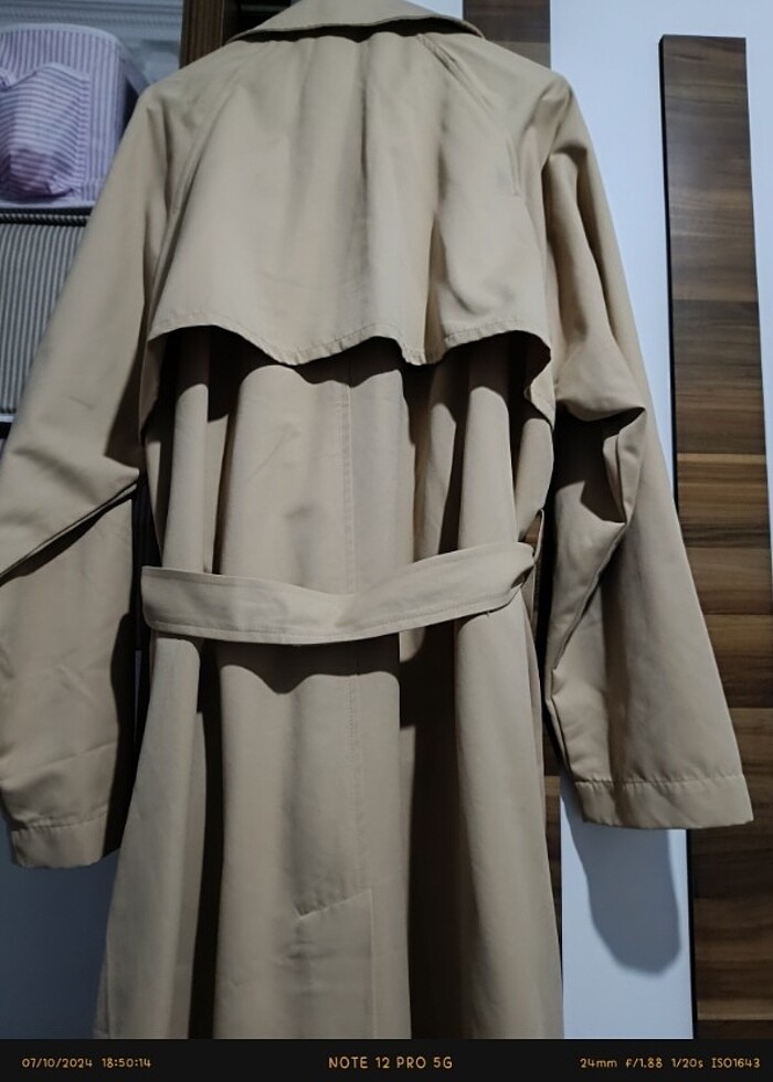 Lcw kadın trençkot 42 beden - Görsel 3