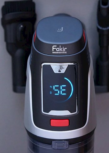 Fakir şarjlı süpürge Kırmızı Kablosuz Dikey Elektrikli Süpürge - Görsel 12