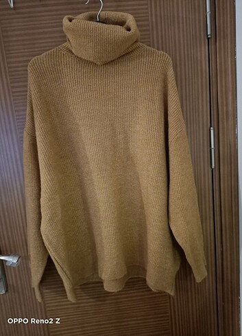 universal Beden camel Renk Oversize Kazak