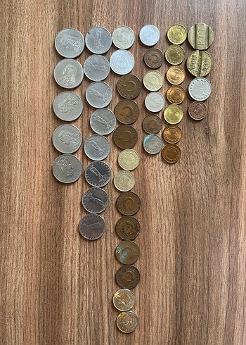 Dev Nostalji Koleksiyonu ( eski paralar ) kuruştan milyonlara - Görsel 11