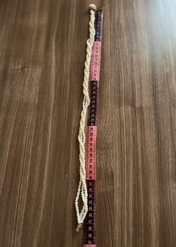 Vintage Gerçek Tatlı Su İncisi Kolye Gümüş Klipsli 3 SıralıBurma - Görsel 13