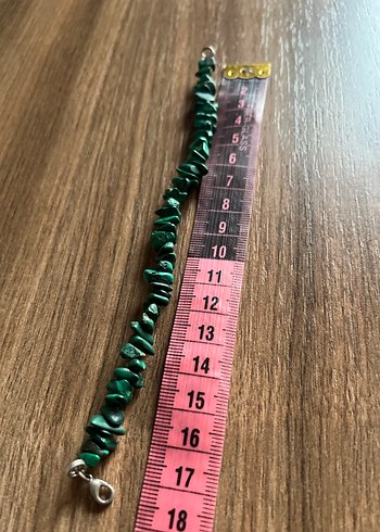 Gerçek Malakit Doğal Taş Bileklik - Görsel 2