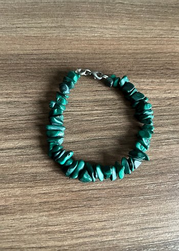 Gerçek Malakit Doğal Taş Bileklik - Görsel 10