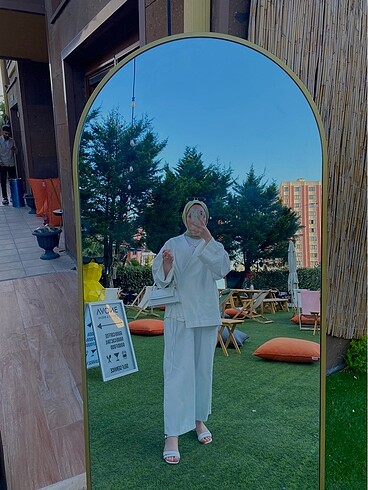 Beyaz kimono takım